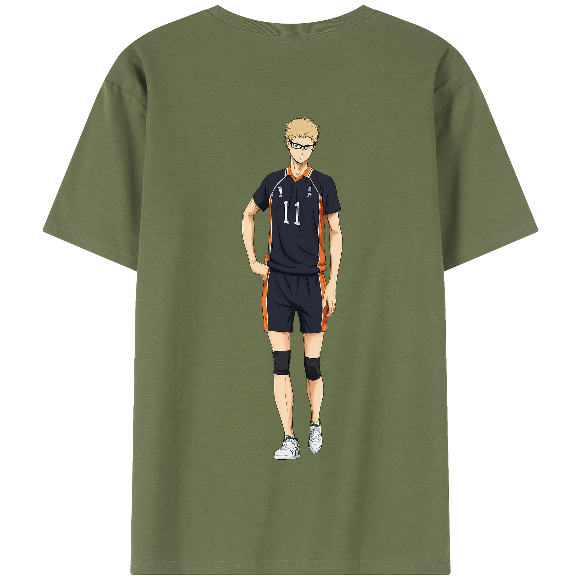 （画像用） ハイキュー!! Haikyu!! 綿100％半袖Tシャツ（背面プリント）